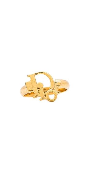 dior logo ring|dior ring that says.